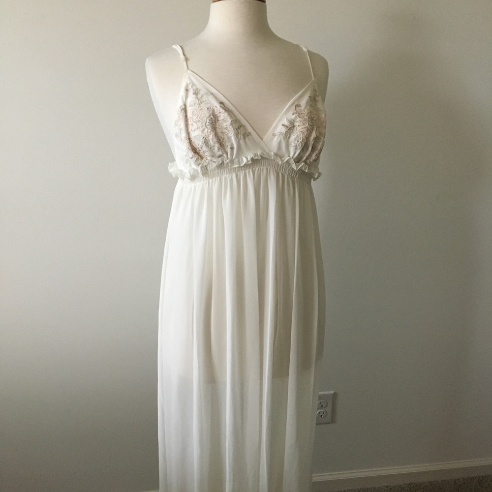 White intimates gown